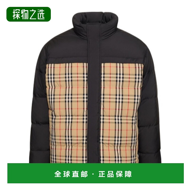 香港直邮Burberry 格纹双面羽绒服 78I-JSJ083