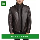 经 New 美国直邮 1h可退 Winton Marc 男士 时尚 York 真皮夹克