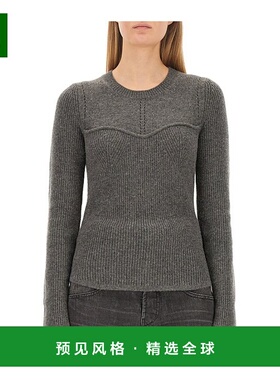香港直邮Isabel Marant 圆领长袖针织衫毛衣 PU0237FAA1L45I