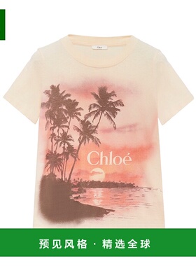 香港直邮Chloe 圆领短袖T恤 CH25AJH08169女装