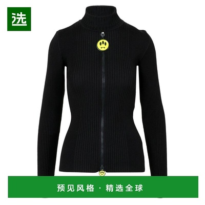 1h可退 香港直邮Barrow 女士 罗纹针织的拉链开衫 F3BWWOTN035