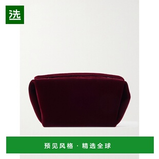 1h可退 香港直邮NEOUS 女士 Ara 天鹅绒手包 00075V09BURGUNDY