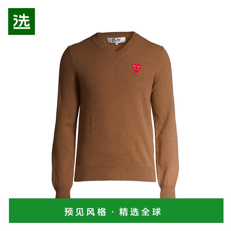【美国直邮】comme des garcons 男士 运动衫长袖刺绣潮牌百搭