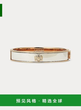 欧洲直邮RalphLauren拉夫劳伦 Lauren徽章配饰带手镯