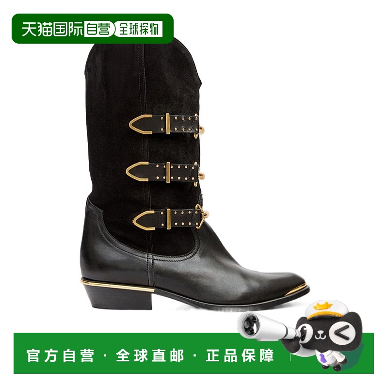 香港直邮Isabel Marant Mexia 拼接短靴 BO0213FAC3A07S