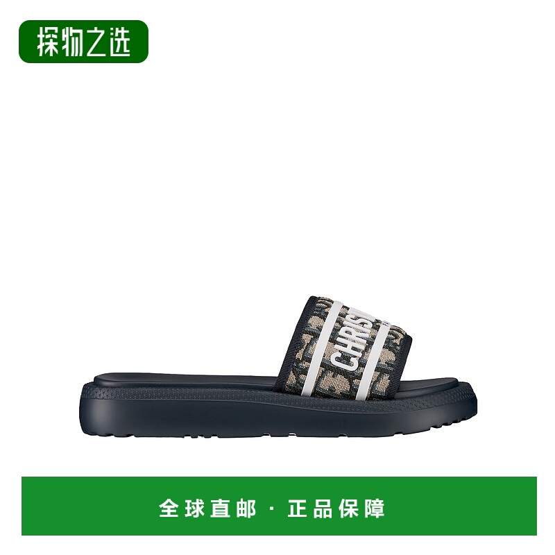 香港直邮Dior 露趾拖鞋 KCO387OLF一脚蹬