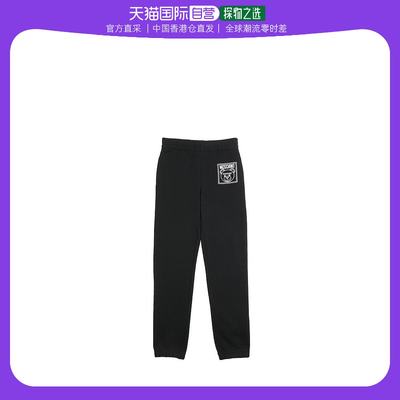 香港直邮MOSCHINO 女士黑色小熊徽标运动裤 A0311-5527-4555