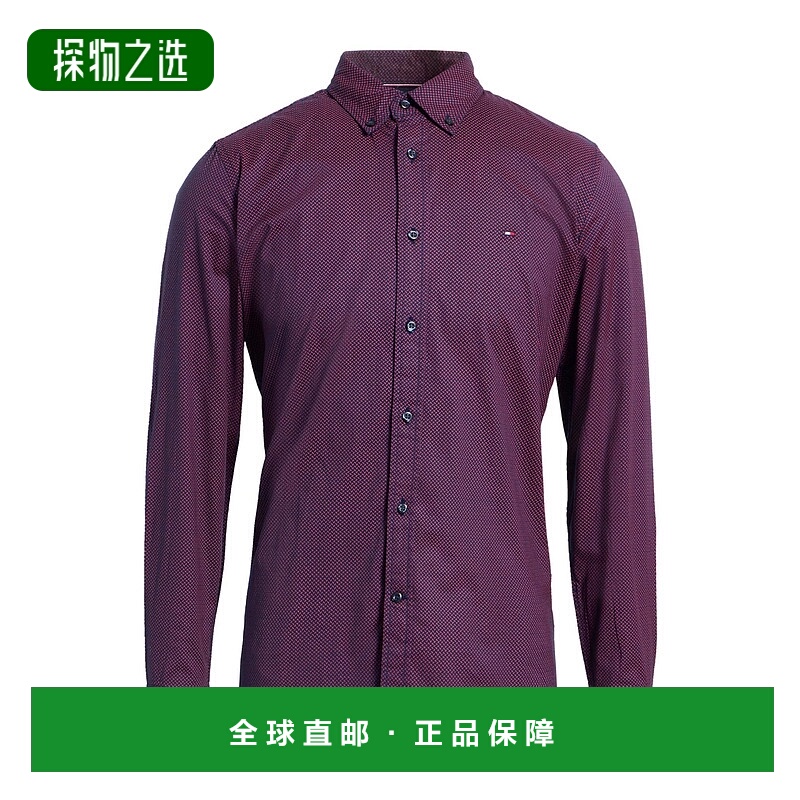 香港直邮Tommy Hilfiger 汤米·希尔费格 男士 花纹衬衫