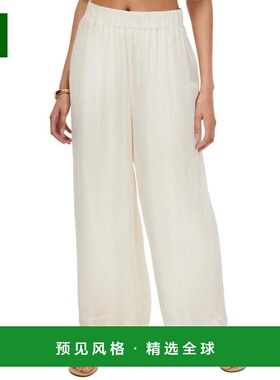 1h可退 【美国直邮】Cami NYC Medina金属雪纺宽腿休闲裤 女装时