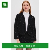 香港直邮Frame black黑色 Denim 1h可退 女士 精饰夹克 舒适时尚