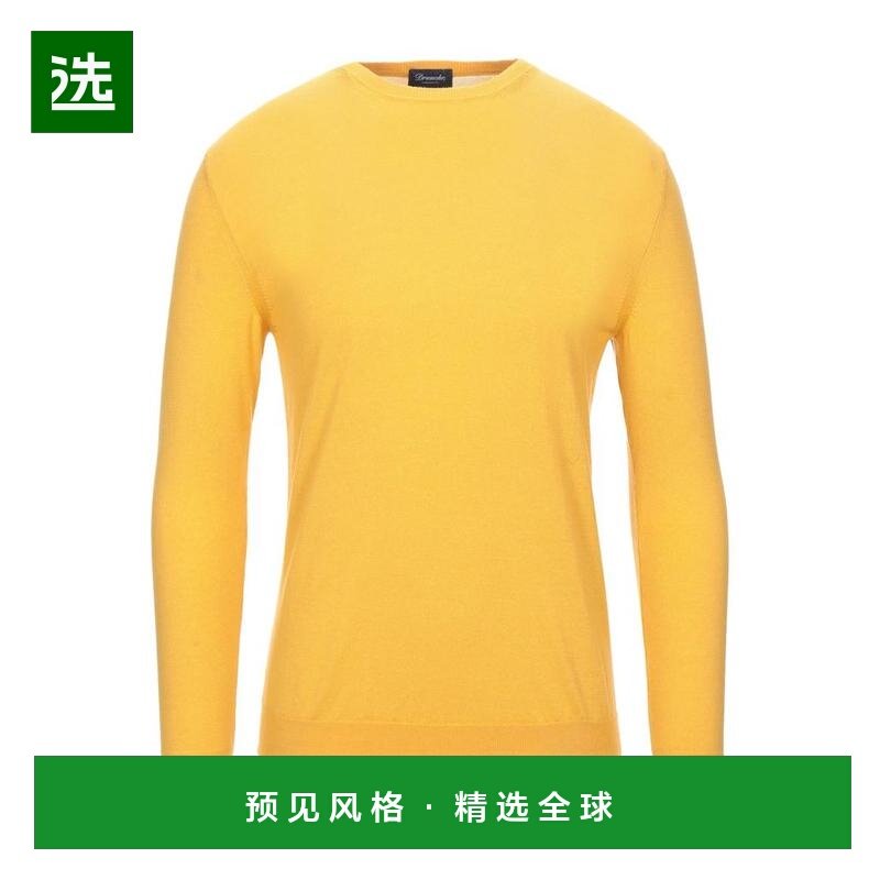 【美国直邮】DRUMOHR 男装针织衫 毛衣 85 棉15 羊绒圆领轻质针织,男装,针织衫/毛衣,淘宝优惠券,粉丝福利购,淘宝优惠卷