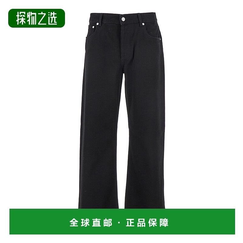 香港直邮mcqueen 亚历山大·麦昆 男士 阔腿牛仔裤 839142QYAAC