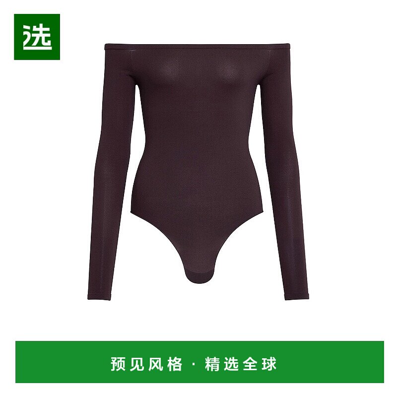 1h可退 香港直邮Alaïa 女士 露肩连体衣 9B0384M826B 舒适时尚