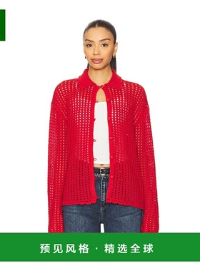 1h可退 香港直邮rag bone 瑞格布恩 女士 Khloe 针织开衫 WAS25P0