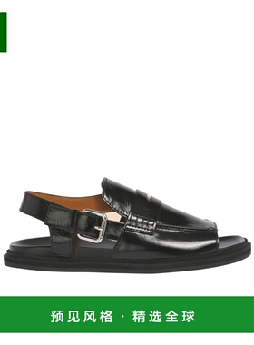 香港直邮MARNI 男士凉鞋 SAMR006301P457400N99 SS2026 黑色