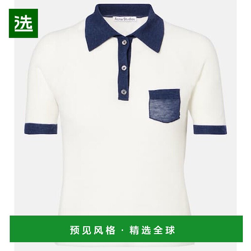 1h可退 香港直邮Acne Studios 艾克妮 女士 半透视Polo衫