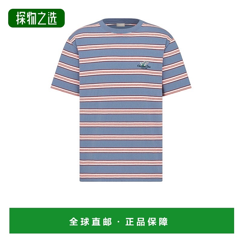 自营欧洲直邮Dior/迪奥 男士Christian Couture “铃兰”T恤，宽