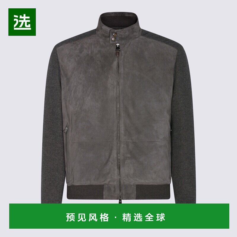 香港直邮Canali 男士外套 O70477LE00145505 AW2025 灰色夹克男装