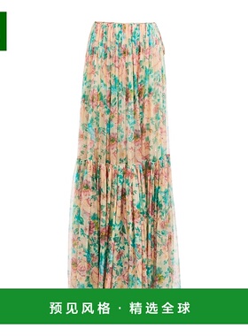 香港直邮Chloe 褶饰长裙 CH25UJU10465真丝