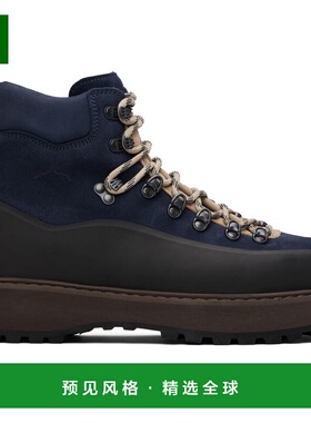 1h可退 香港直邮Diemme 男士 海军蓝 Roccia Vet Gomma 踝靴 DI25