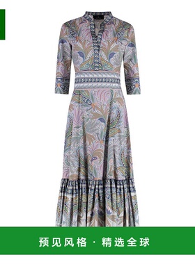 1h可退 香港直邮Etro 艾特罗 女士 印花连衣裙 WRHA001599SP5B6