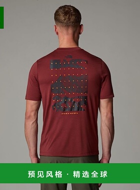 欧洲直邮北面男士 Foundation Mountain Faces T恤TheNorthFa