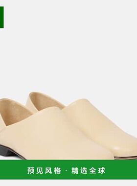 1h可退 香港直邮Lemaire 女士 Convertible 皮质便鞋 white白色