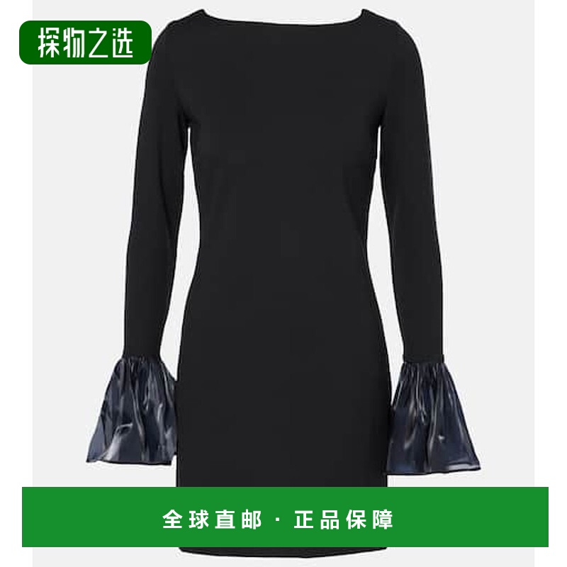 香港直邮Staud 女士 Hawthorne 欧根纱边迷你连衣裙