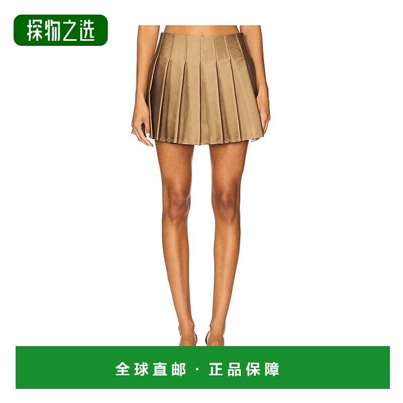 香港直邮Simkhai 女士 Rives 褶裥迷你裤裙 5253040E