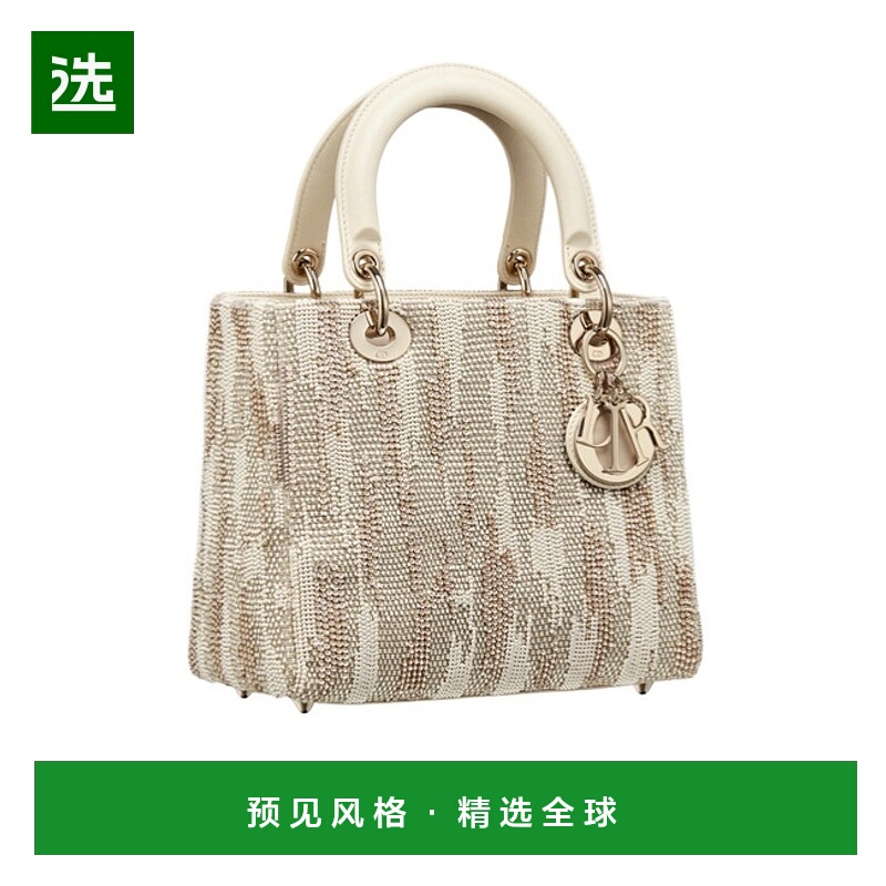 香港直邮Dior 中号 Lady Dior手提包 M0565OIOI
