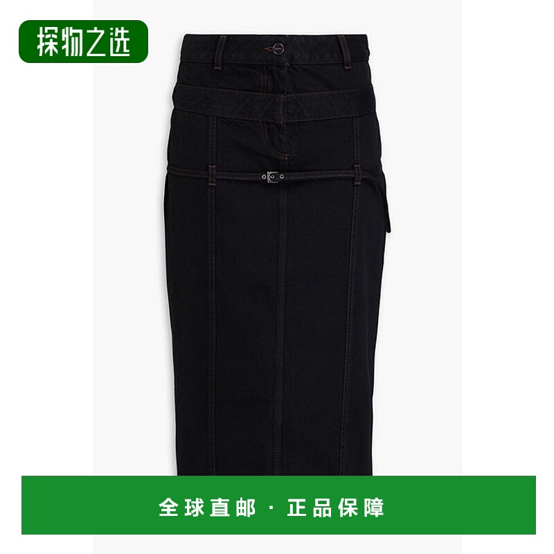 香港直邮Jacquemus 女士 De Nîmes Criollo 束带牛仔铅笔半身裙 2