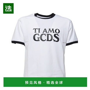 1h可退 香港直邮Gcds 男士 圆领T恤 A2OU2308JG4 white白色 舒适