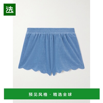 1h可退 香港直邮MARYSIA 女士 Bellini 齿纹棉混纺厚绒布短裤 SC3