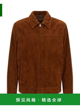 1h可退 香港直邮Brioni 布里奥尼 男士 麂皮拉链夹克 PLBV0LPB713