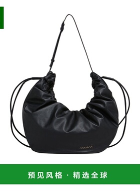 香港直邮Marni 中号皮革 Scrunchie 流浪包女包 SBMQ0123U0P8548