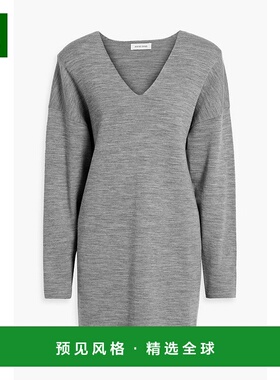 1h可退 香港直邮ANINE BING 女士 ESSEX连衣裙 A0210753 grey灰色