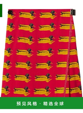 香港直邮Burberry 巴宝莉 女士 GONNE 半身裙 8077285a字裙