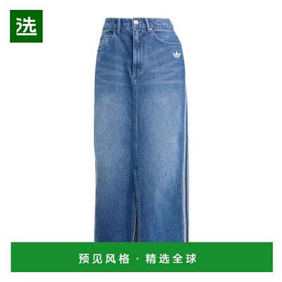 香港直邮ADIDAS ORIGINALS 女士牛仔裤 JW2658 AW2025 蓝色