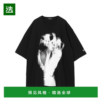 香港直邮UNDERCOVER 男士T恤 UC2E48138BLACK AW2025 黑色