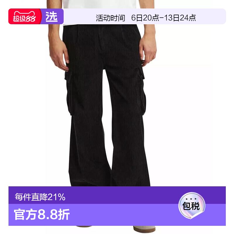 1h可退 【美国直邮】COTTON ON 宽松褶皱工装裤 男装休闲裤 3035图片