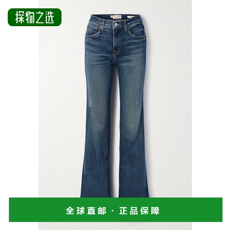 香港直邮NILI LOTAN 女士 Celia 高腰直筒牛仔裤 10866W45CLASSIC