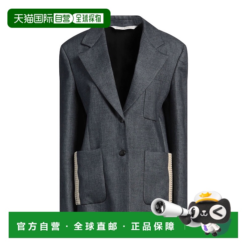 1h可退 香港直邮Palm Angels 棕榈天使 女士 西装外套 blue蓝色
