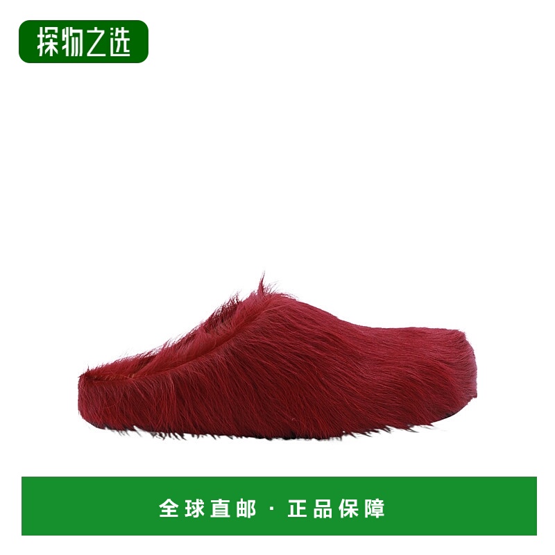 香港直邮Marni Fussbett 长毛穆勒鞋 SBMS004601P4122女鞋拖鞋