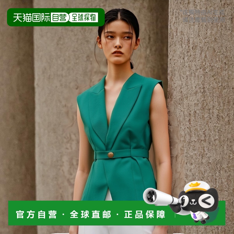 香港直邮Balmain 徽标马甲 AF1SA141WB05