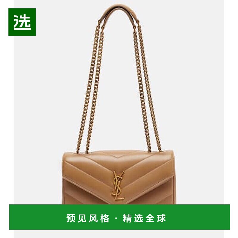 1h可退 香港直邮Saint Laurent 圣罗兰 女士 Lou Lou 小号皮革肩