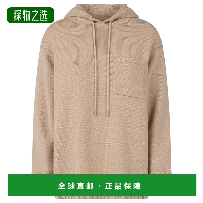 香港直邮MaxMara 麦斯玛拉 女士 羊毛羊绒连帽毛衣 LIANA006