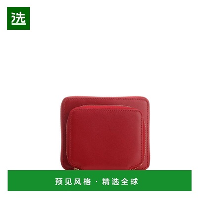 1h可退 香港直邮comme des garcons 川久保玲 女士 錢包 拉鍊雙折