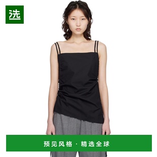 1h可退 香港直邮Baserange 女士 黑色 Pictorial Strap 吊带背心