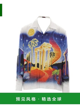 香港直邮CASABLANCA 男士衬衫 UMPS25SH00601 SS2025 黑色 Casabl