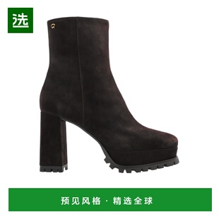 香港直邮Gianvito Rossi Harlem 高跟踝靴 G7317870GOM厚底鞋